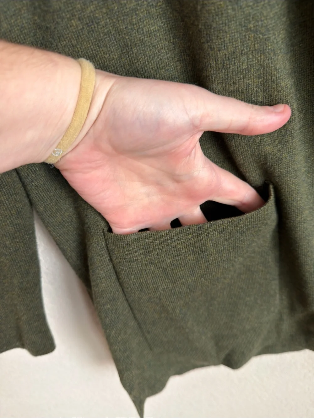 J.Crew Factory Chelsea Sweater Blazer S Academic Green Cotton Open Front Pockets